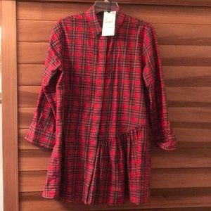 Zara Red Plaid Dress NBW